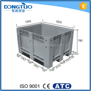 Ağır plastik palet sandık kafes kutu plastik köpek kafesi havalandırma 1200X1000X760 - Product Image 5