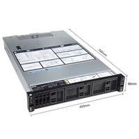 Orijinal Stok ThinkSystem SR650 HR650X Intel Xeon Çift Kanallı DDR4 ECC 32GB/64GB RAID0/1/5/10 NVMe 550W PSU 2.4GHz 2U Raf Tipi Sunucu