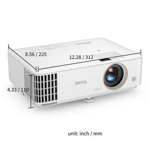 Projecteur de cinéma maison portable <span class=keywords><strong>BenQ</strong></span> TH685P, LED, <span class=keywords><strong>4K</strong></span> Ultra HD, Full HD, vidéo 3D, Wifi, Bluetooth, projection sans fil, écran miroir - Product Image 2