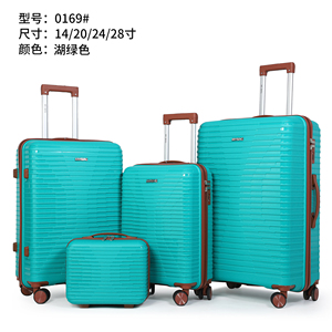 Luxury Large 3-Piece Hardside Luggage Set with 4-Wheel 360 Spinner Lock <strong>Trolley</strong>-Wholesale PP Suitcases - Product Image 4