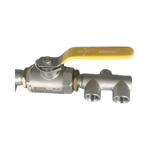 DQS15C4W DN15 Manual Power Cryogenic 5-Way Ball Valves ODM <b>Diverter</b> for Gas Bulk Storage OEM Customizable DQS15C4W Cryogenic 5 W - Product Image 2