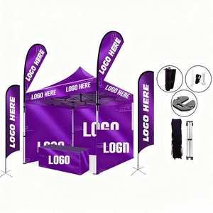 Outdoor Event Custom Sublimation Pop Up <b>Tent</b> OEM, Complete <b>Canopy</b> Kit For Stall Display & Brand Marketing Campaign - Product Image 3