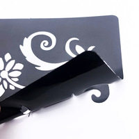Pochoirs de tatouage temporaires en PVC personnalisés Moonlight T2, motifs de tatouage faciles à réaliser, pochoirs d'aérographe creux, design de tatouage scintillant temporaire