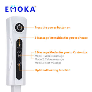 Электрический вибромассажер для ног и бедер EMOKA (производство Китай), с подогревом, таймером, короткий плюшевый материал, для улучшения кровообращения - Product Image 5