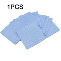 Plaques de refroidissement adhésives souples en silicone thermiquement conductrices découpées au laser, feuille de silicone flexible, remplissage de dissipation thermique pour CPU