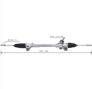 Pièces automobiles Crémaillère de direction assistée pour T o <span class=keywords><strong>y</strong></span> o t a C o r o l a ZZE141 2007-2014 45510-12460 45510-02200 Conduite à droite - Product Image 2