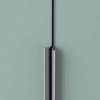 Nouvelle poignée de porte de placard moderne pour chambre à coucher, en alliage d'aluminium gris, poignées durables pour cuisine et entrepôt