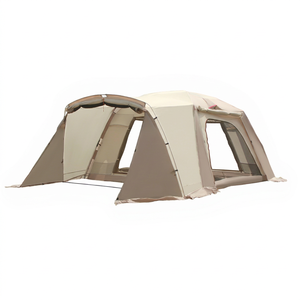 Camptown 5-6 Person Extended Type Four Season One Bedroom One Living Room Camping <b>Tent</b> Family camping <b>tent</b> Outdoor Picnic - Product Image 1