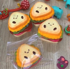 Juguete Antiestrés Súper Grueso con Forma de Sándwich para Bebés, Serie Jc Baby, Simulación de Comida, Juguete Creativo - Product Image 3