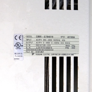 ไดรฟ์แปลงความถี่ 3 เฟส รุ่น Original Varispeed G7 Series CIMR-G7B4018 - Product Image 6