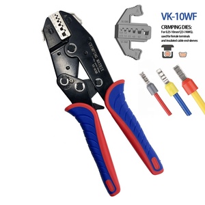 ชุดคีมย้ำสายไฟและดายเปลี่ยนได้เร็ว5ชิ้นเครื่องมือย้ำ VX-9CQK เหล็กเกรดอุตสาหกรรม - Product Image 4