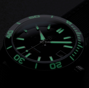 Montres pour hommes, montre de plongée 41 mm, bracelet en acier inoxydable argenté, résistante à l'eau jusqu'à 60 ATM, montre-bracelet classique - Product Image 6