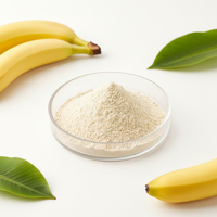 Poudre de banane lyophilisée de haute qualité en vrac pour smoothies et boissons, poudre de jus de banane