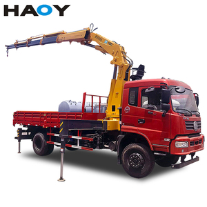 شاحنة 10 طن مركبة على شاحنة بـ 6 عجلات مع رافعة شاحنة رافعة شاحنة رافعة متنقلة للبيع - Product Image 1