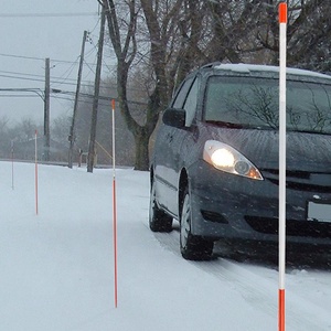 48" 60" 72" Reflective Fiberglass Driveway Marker Post, Fiberglass Snow Marker - Product Image 4
