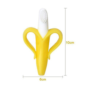 Souple En Silicone Bébé de <span class=keywords><strong>Dentition</strong></span> Jouets infantile formation brosse à dents <span class=keywords><strong>banane</strong></span> de massage brosse à dents pour les tout-petits - Product Image 3