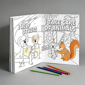 Impresión de Fábrica de Libros para Colorear para Niños, Libro para Colorear Personalizado con Páginas Perforadas, Impresión de Libros - Product Image 5