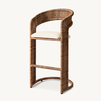 Mobilier de cuisine design personnalisé Meuble de bar Tabouret de bar en rotin Chaise