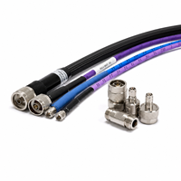 Adaptador Coaxial RF de Alta Calidad, Conector Hembra F a Macho N para Antena y Sistema de Comunicación