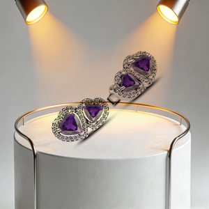 Nuevos <span class=keywords><strong>Pendientes</strong></span> de Plata S925 con Forma de Corazón y Piedra, Ideales para el Día de San Valentín, el Día de la Madre, Regalo de Aniversario, Joyería DIY - Product Image 5