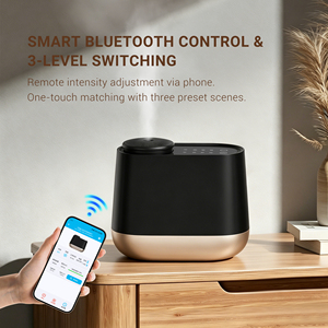 Diffuseur <span class=keywords><strong>d</strong></span>'arômes intelligent <span class=keywords><strong>sans</strong></span> eau à nébulisation, personnalisé en usine, pour huiles essentielles, faible <span class=keywords><strong>bruit</strong></span>, pour la maison - Product Image 3