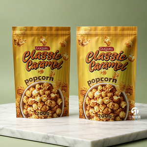 Custom Popcorn <b>Packaging</b> <b>Bags</b> Moisture Proof Stand Up Pouch with Zipper Aluminum Foil Food <b>Packaging</b> <b>Bag</b> - Product Image 6