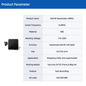 Démagnétiseur EAS pour fabricants de désactivateurs RF, détacheur antivol pour capteur d'étiquette souple RF, démagnétiseur d'autocollants - Product Image 3
