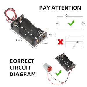 MELIFE DC Motors <b>Kit</b> 3V-12V 25000RPM With Gears Battery Holder For Hobby Robotics Boat <b>Models</b> - Product Image 3