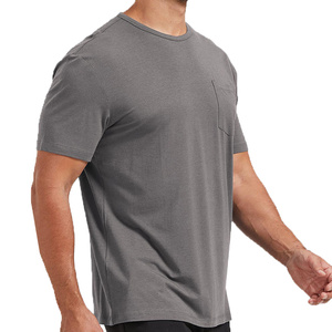 T-shirt de fitness pour homme, nouvelle conception OEM, été, 100% coton, respirant, manches raglan, t-shirt de haute qualité - Product Image 2