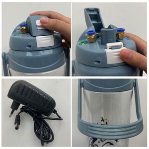 Bomba de Vacío Eléctrica Portátil para Ordeño de Ovejas y Vacas, de Alta Seguridad, 3L de Capacidad, Nueva, en Color Azul Grisáceo - Product Image 5
