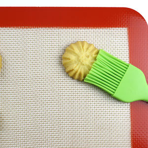 뜨거운 판매 내열성 실리콘 요리 매트 패드 식품 안전 라운드 실리콘 베이킹 매트 세트 피자 - Product Image 3