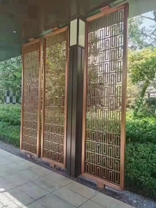 Outdoor Metal Privacy <b>Screen</b> Model&Contemporary Design Easy to Install - Product Image 2