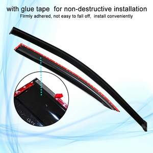 Pare-soleil de porte et de fenêtre sur mesure par injection pour Toyota Vios 2019 – Accessoires extérieurs de voiture en promotion - Product Image 5