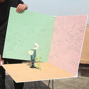 80*60cm 32*24inch đầy màu sắc cát thô vẽ tay bảng nhựa PVC Dễ sử dụng tấm nền chụp ảnh thực phẩm - Product Image 1