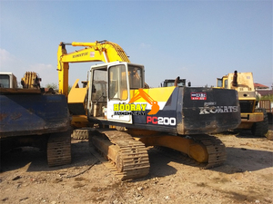 Excavadora de cadenas hidráulica usada Komatsu PC200-5 con motor Komatsu de 140KW de potencia, capacidad de cazo de 0.8m y precio razonable. - Product Image 5