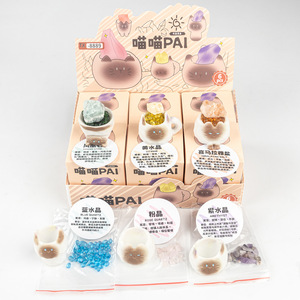 กล่องสุ่มคริสตัลรูปแมวสไตล์ใหม่ ของสะสมสุดฮิต ของขวัญสุดเก๋ - Product Image 2