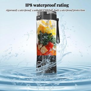 New Trendy 700ml Gym Use Protein Shaker with Drinking Spout Usb Rechargeable Blender Juicer Blender PORTABLE BLENDER - Product Image 4