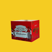 Boîte en carton d'emballage pour 6 bouteilles de bière STPP, impression personnalisée de luxe, design exquis, fabriquée en Chine