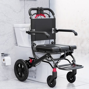 <span class=keywords><strong>Fauteuil</strong></span> <span class=keywords><strong>roulant</strong></span> manuel pliable pour personnes âgées, <span class=keywords><strong>léger</strong></span> et compact, siège <span class=keywords><strong>ultra</strong></span>-<span class=keywords><strong>léger</strong></span> utilisable pour le bain, <span class=keywords><strong>fauteuil</strong></span> <span class=keywords><strong>roulant</strong></span> d'assistance, chariot à main - Product Image 1