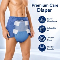 OEM Custom Soft Einweg Windel mit dicker Inkontinenz Super Absorbent Unisex Windeln für Erwachsene Gedruckte kostenlose Proben für alte Menschen