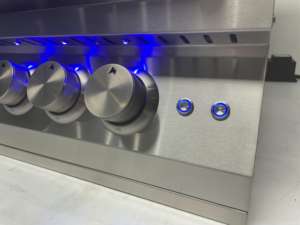 Carrinho de Ilha de Cozinha Externa Luxuoso e Profissional com Churrasqueiras a Gás GLP Estilo Embutido de Metal Durável para Uso Doméstico - Product Image 4