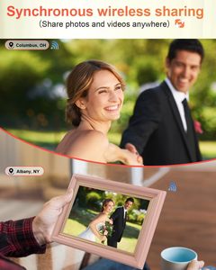 Khung Ảnh Kỹ Thuật Số San Hô Màu Hồng 10.1 Inch 32GB Độ Phân Giải Cao Màn Hình Cảm Ứng Hình Ảnh Khung Qua Ứng Dụng Miễn Phí Chia Sẻ Hình Ảnh Và Video - Product Image 3