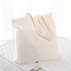Sac fourre-tout en toile de coton noir réutilisable, écologique, pliable, à bandoulière, pour le marché - Product Image 5