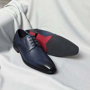 Zapatos Formales de Negocios para Hombre, Personalizados, de Cuero Genuino, Punta Cuadrada, Impermeables, para las Cuatro Estaciones, Hechos a Mano con Piel de Vaca - Product Image 5