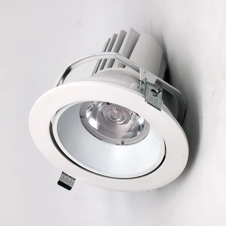 Modern tasarım yüksek kalite Musuem kapalı Downlight 20W alüminyum ayarlanabilir gömme LED aşağı Spot ışık