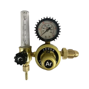 Regulador de argón de latón de alta calidad Calentador de <span class=keywords><strong>CO2</strong></span> de argón de soldadura de Gas de flujo del fabricante con caudalímetro - Product Image 1