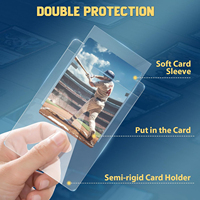 Porte-cartes semi-rigides pour les soumissions de cartes gradées PSA, SGC, BGS, CSG, protège-cartes semi-rigides pour cartes de baseball