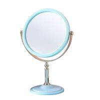 Miroir de maquillage rond haute définition, angle réglable, rotatif à 360 degrés avec base, miroir de table, miroir de maquillage domestique