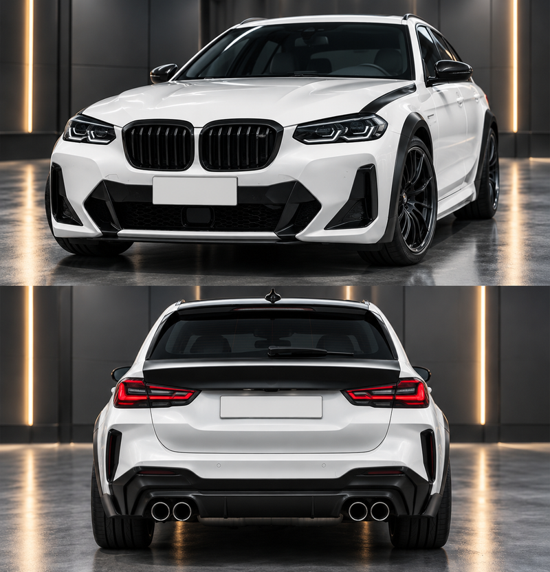For X3 G01 Pre LCI 2018 to 2021 M Tech MT Style Body Kit Front Rear ...