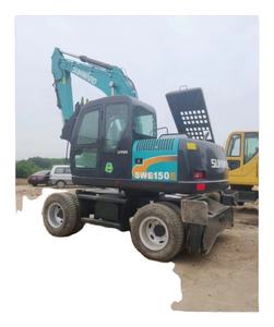 En buena forma SWE150E Excavadora de ruedas de segunda mano Marca China Swe150e Excavadora usada 15TON a precio barato Venta - Product Image 1